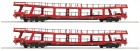 74128 Roco Set of 2 car transporters type DDs for passenger trains